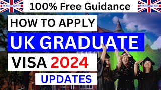 UK Graduate Visa  How to Apply  Fees  Requirements  2024 [upl. by Eulalia]