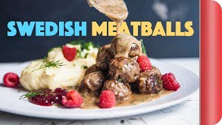 Swedish Meatballs From IKEA  Sorted Food [upl. by Lynett296]