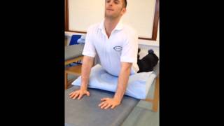 McKenzie Exercises for Lower Back Pain Physiotherapy James Sharp [upl. by Haskell]