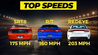 How Fast is the Dodge Charger  Top Speed Video – Every Engine Shown 20062023 V6 amp V8s [upl. by Innej721]