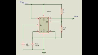 Démo NE555 en astable [upl. by Arihsat]