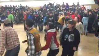 Behchoko Drum Dance Double 2Step Dance Style [upl. by Japeth]