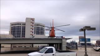 Helicopter on Parkland Helipad [upl. by Goldenberg]