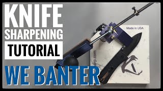 How to Sharpen the WE Banter Pocket Knife [upl. by Eckblad]