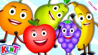 5 frutti carini 🍇  filastrocche per bambini  canzoni per bambini  Kent lelefante [upl. by Aitra235]