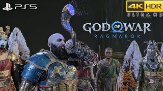 God of War Ragnarok  The Realms at War  PS5 Gameplay  4K HDR 60FPS  No Commentary [upl. by Ema]