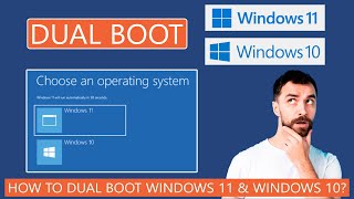 How to Dual Boot Windows 11 with Windows 10 [upl. by Warfold139]