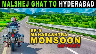 MALSHEJ GHAT SE HYDERABAD PAHUCH GAYE 🏍️ Maharashtra Monsoon Odyssey  Ep9 [upl. by Ander911]