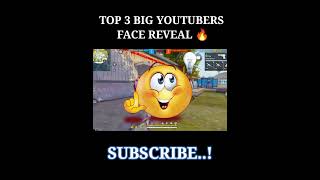 TOP 3 BIGGEST YOUTUBERS FACE REVEAL 😱🔥  FREEFIRE FACTS maheshff freefire totalgaming gaming [upl. by Talyah776]