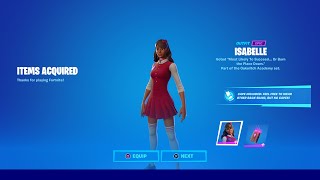 HOW TO GET NEW ISABELLE SKIN IN FORTNITE [upl. by Munafo]