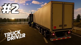 TRUCK DRIVER PS4 ON THE ROAD  EP2 GAMEPLAY  PLAYTHROUGH [upl. by Outlaw]