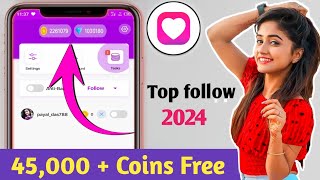 Top follow app  top follow app free coins hack  top follow free promocode [upl. by Rachael436]