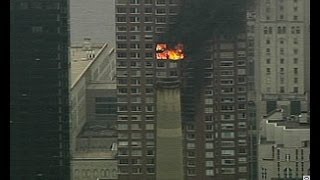 Helicopter Crashes Into Apartment Building in Korea [upl. by Enilarak992]