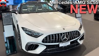 All NEW MercedesAMG SL55 2024  Visual REVIEW exterior amp interior [upl. by Yrod183]