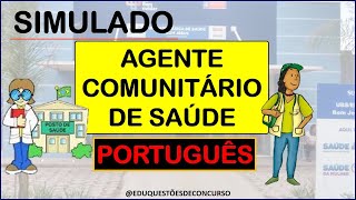 Simulado AGENTE COMUNITÁRIO DE SAÚDE  PORTUGUÊS ACS 2023 [upl. by Evadnee]