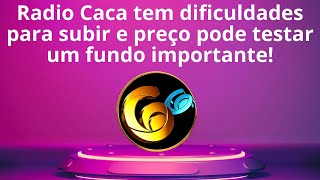 Radio Caca RACA pode cair mais forte com as quedas do BTC será que ela vai segurar no ultimo fundo [upl. by Camp]