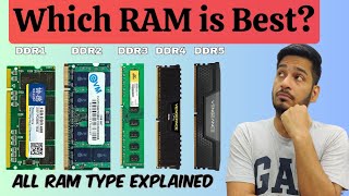 DDR1 Vs DDR2 Vs DDR3 Vs DDR4 Vs DDR5 Vs SRAM Vs DRAM Vs SDRAM  All RAM Explained  Best RAM type [upl. by Aivle]