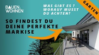 Perfekter Sonnenschutz für Garten und Terrasse Wissenswertes rund um Markisen  Warema [upl. by Lynette]