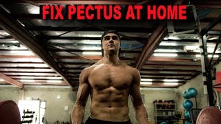 AT HOME WORKOUT TO FIX PECTUS EXCAVATUM [upl. by Hulbert916]