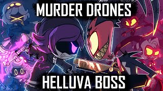 HELLUVA BOSS VS MURDER DRONES Short Crossover Animation [upl. by Misak34]