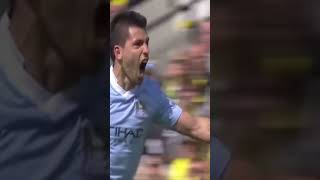 AGUEROOOO aguerooo aguero mancity haaland old striker goals [upl. by Mairim]