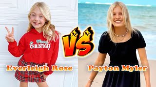 Everleigh Rose VS Payton Myler Transformation 👑 From Baby To 2024 [upl. by Annairb]