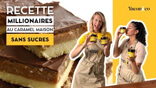 MILLIONAIRES AU CARAMEL MAISON SANS SUCRE  RECETTE FACILE [upl. by Aihsekat]