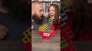 The Craziest Game Yet Come Play Tower Stack With Us boardgames couple fun [upl. by Meli]