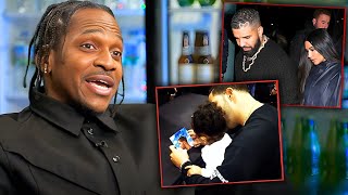 Pusha T Backs Kanye West Exposes Drake Affair With Kim amp Secret Daughter [upl. by Yelsel]