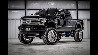 2019 f250  BDS 9quot FOX Coilovers  40quot toyo  26x14 forces [upl. by Doig]