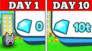 HOW to MAKE 1T Gems EVERY DAY WITHOUT TRADING in Pet Simulator X [upl. by Alikat738]