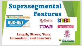 Suprasegmental Features Length Stress Tone Intonation And Juncture [upl. by Acirred]