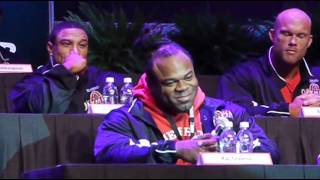 MrOlympia 2012  Press conference highlights [upl. by Aicatsal]