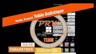 Créer une table balistique dans Strelok Pro PRW Precision Rifle Workshop [upl. by Redman972]