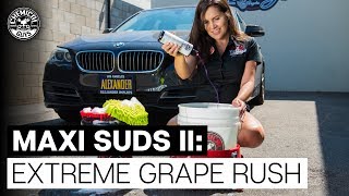 Maxi Suds II Extreme Grape Rush  Chemical Guys Car Care [upl. by Erlewine566]