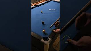 One Rail Kick Shot Technique 8ballpool 9ballpool billiards trickshots poolshots [upl. by Bal]