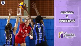 Osasco x Pinheiros  Melhores Momentos  QUARTAS DE FINAL  Jogo 1  Superliga Feminina 2223 [upl. by Ellehcrad]