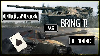 WOT Console Obj705A vs E100  Which One is Better You Decide [upl. by Lisha911]