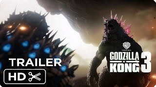 GODZILLA X KONG 3 WORLD WAR  FIRST TRAILER 2025  MONSTERVERSE HD [upl. by Anahsal]