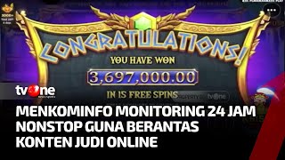 Bye Bye Zeus Kominfo Blokir Ratusan Ribu Situs Judi Online  Kabar Utama tvOne [upl. by Brantley]