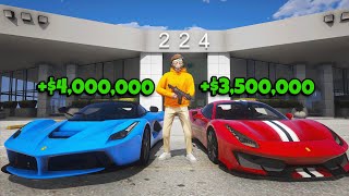 I Robbed 75 Car Dealerships in GTA 5 RP [upl. by Holcman596]