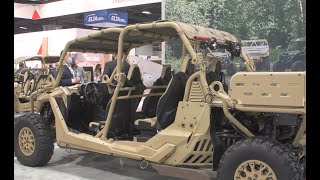 Polaris displays MRZR Alpha in US for first time at AUSA [upl. by Imtiaz]