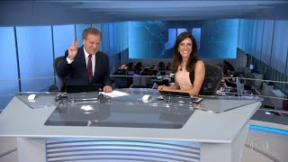 HD Jornal Nacional  Encerramento com Chico Pinheiro e Monalisa Perrone  09042016 [upl. by Faires]