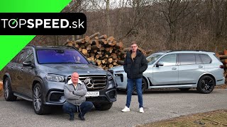 TEST Mercedes GLS450d vs BMW X7 40d  kto je tu boss [upl. by Brenton]