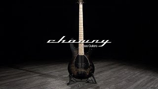 Chowny Retrovibe Davie504 EVO Bass Black Burst  Gear4music demo [upl. by Laved369]