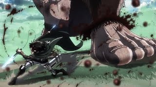 Levi vs Beast Titan  Attack on Titan Season 3  with Attack on Titan OST [upl. by Diane-Marie]