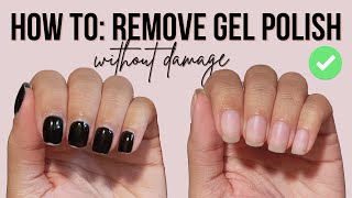 Gel Manicure Removal at Home  No Damage No Drill [upl. by Latona]