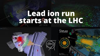 Leadlead collisions start at the LHC after 5 years [upl. by Airamat]