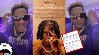 Shatta Wale Reacts to Stonebwoy not getting Grammy Nomination  Blasts SM Fans for trolling [upl. by Hafital731]