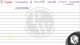 Read the given events occurring in a cell cycle and answer the question following thema Movem [upl. by Martinez895]